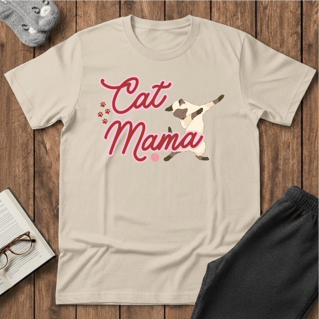 Cat Mama Dabbing Cat T-Shirt
