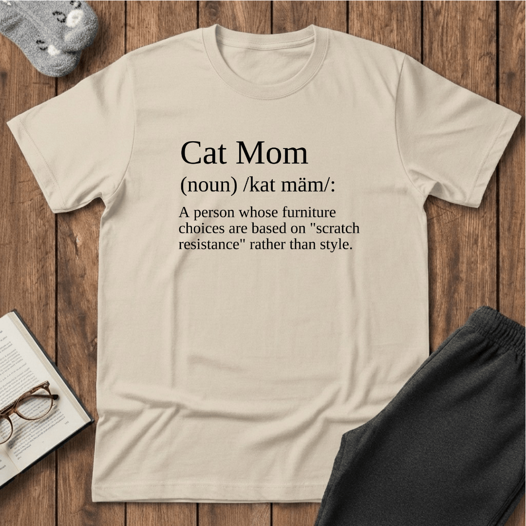 Cat Mom Definition T-Shirt