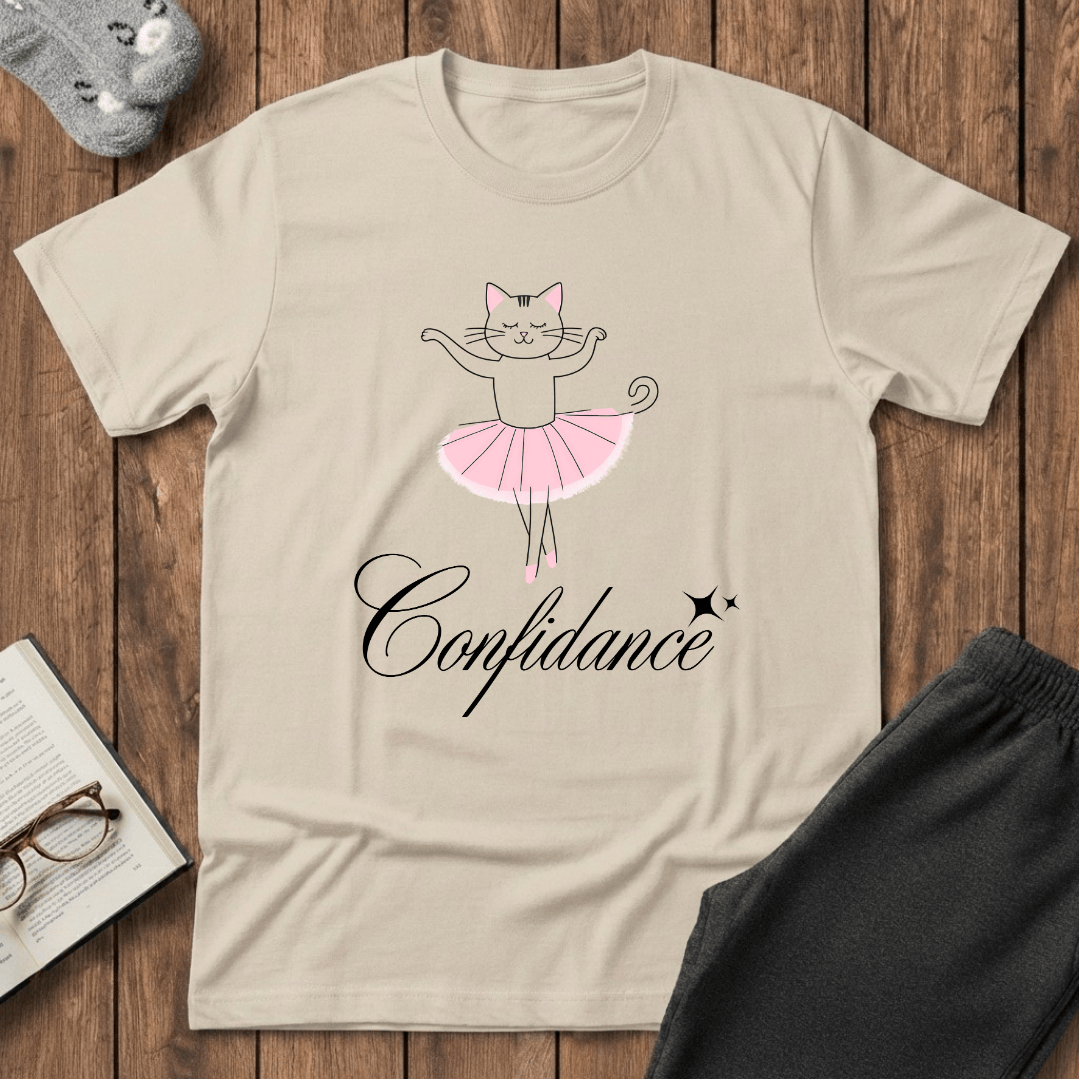 Confidance Ballerina Cat T-Shirt
