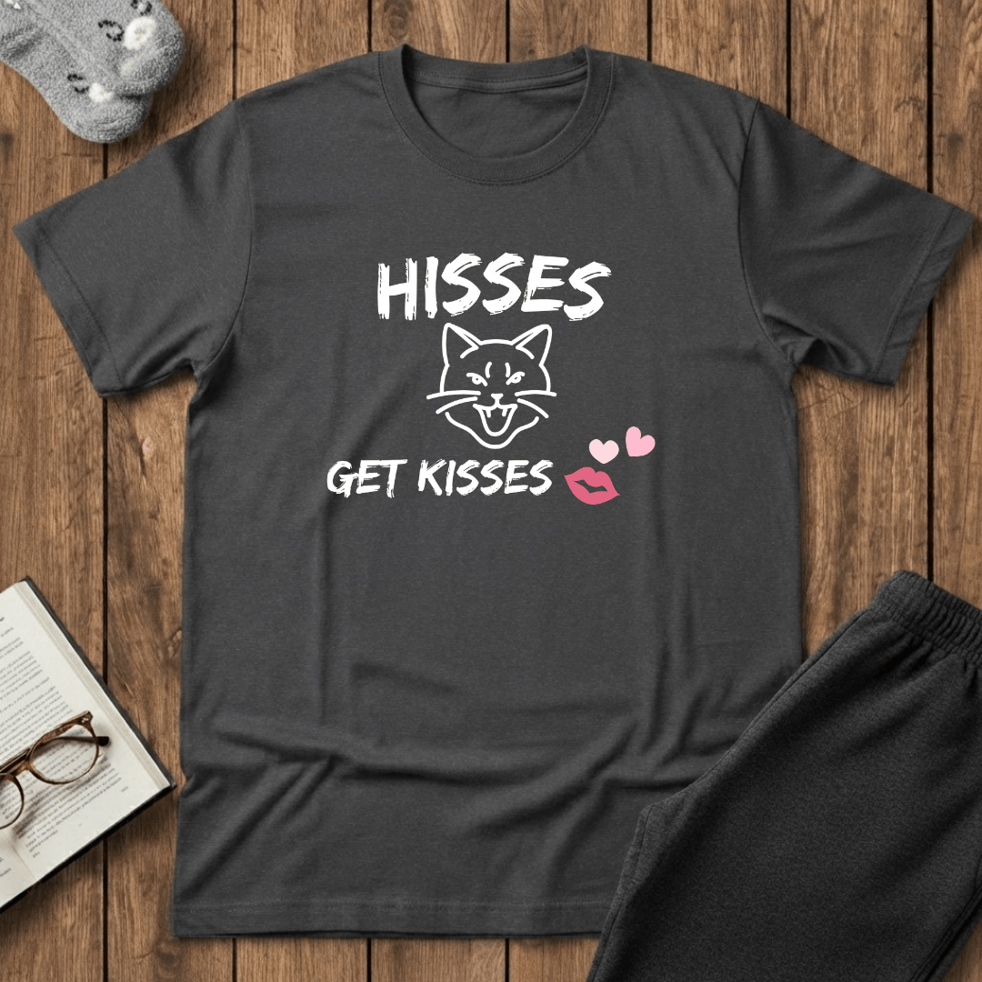 Hisses Get Kisses Cat T-Shirt