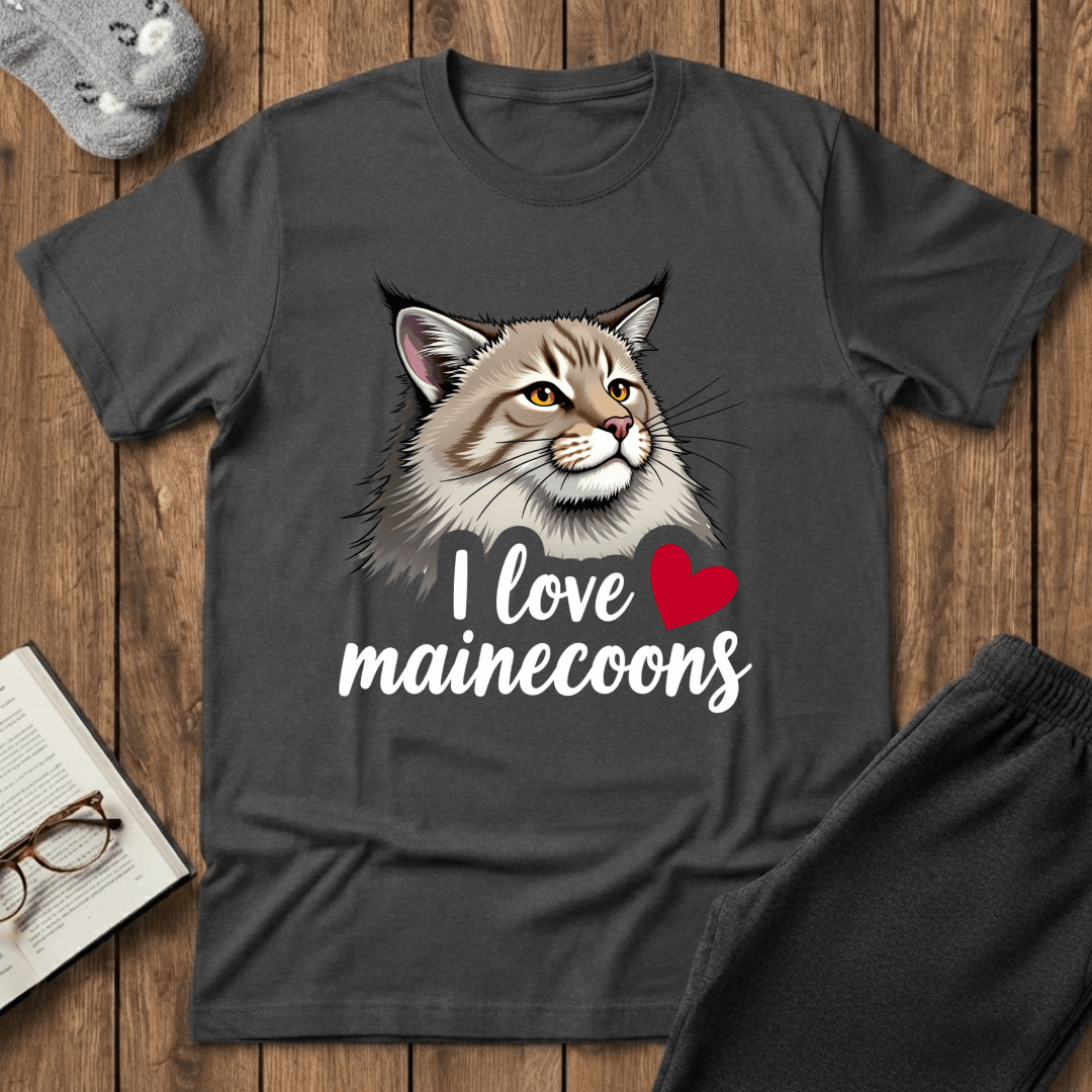 I ❤️ Maine Coons T-Shirt