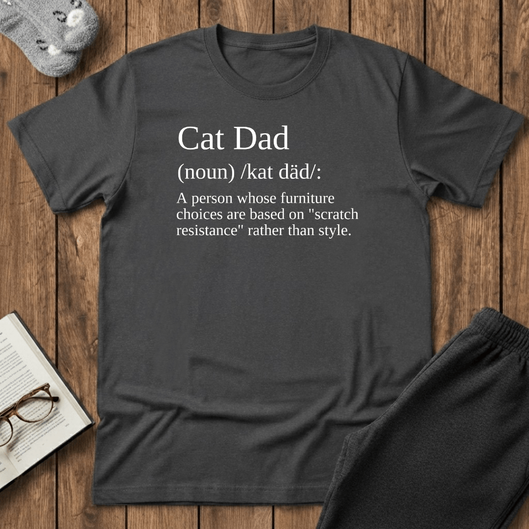 Cat Dad Definition T-Shirt