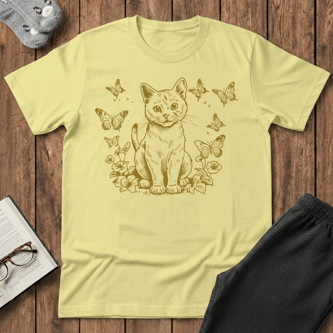 Flutterby Kitty Garden T-Shirt