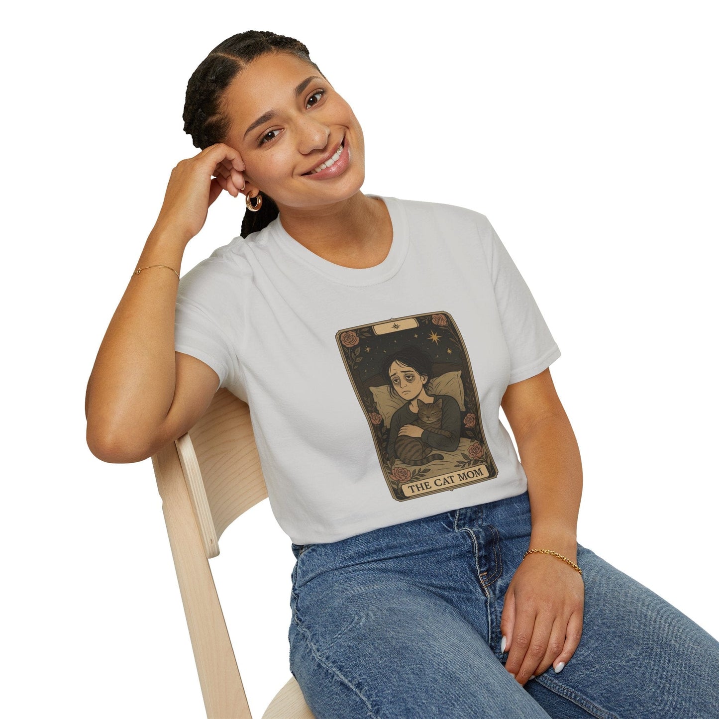 The Cat Mom Tarot Card T-Shirt