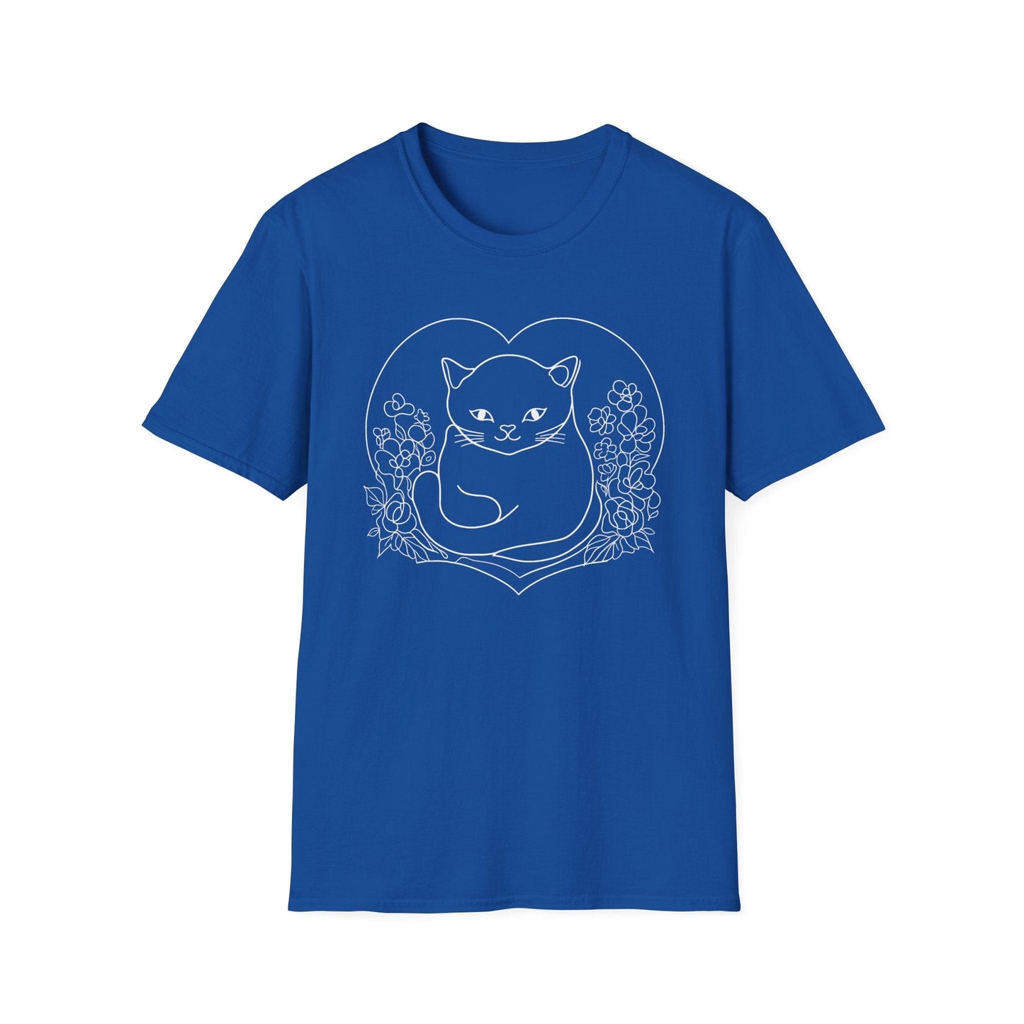 Heartful Wildflower Cat T-Shirt