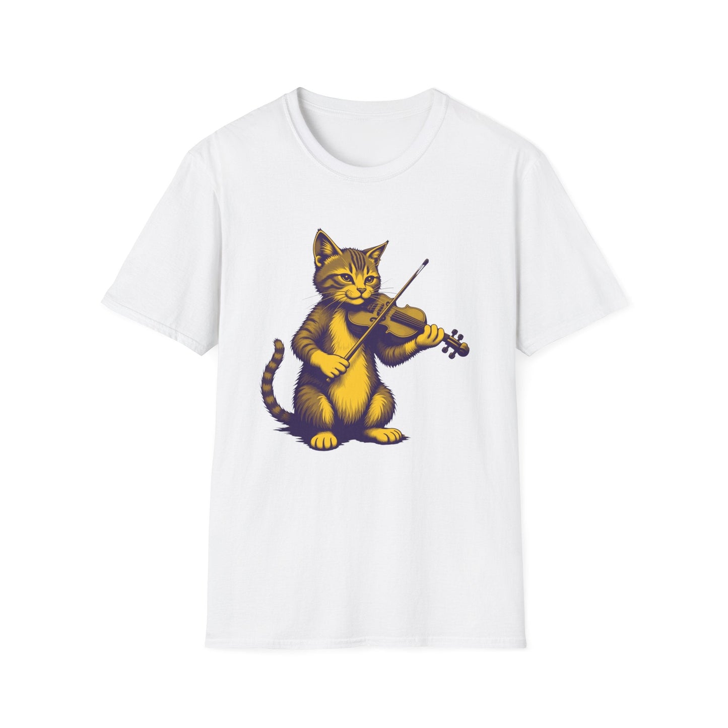 Cat Fiddlin’ Violin T-Shirt