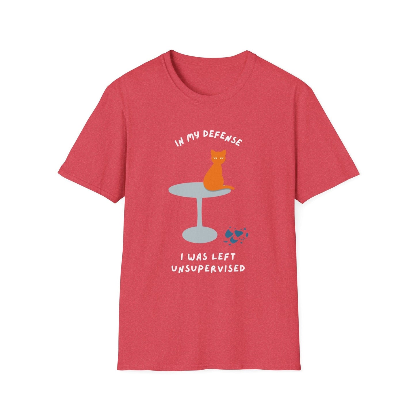 In My Defense I Was Left Unsupervised Cat T-Shirt