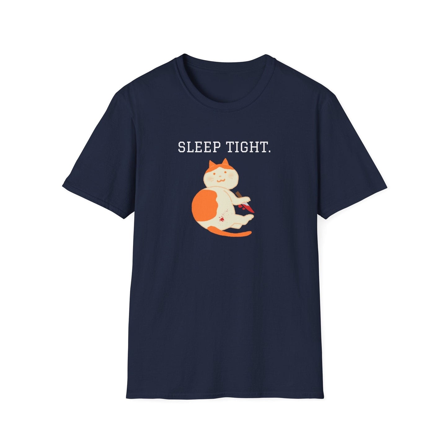 Sleep Tight Creepy Cat T-Shirt
