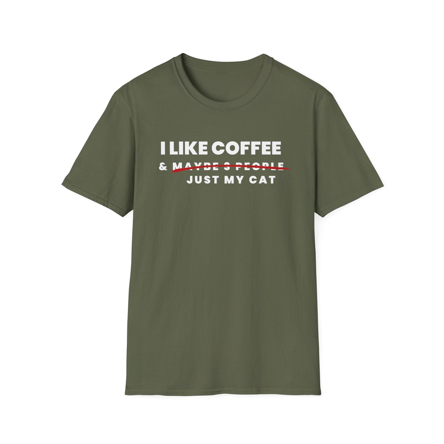 I Like Coffee & Just My Cat T-Shirt