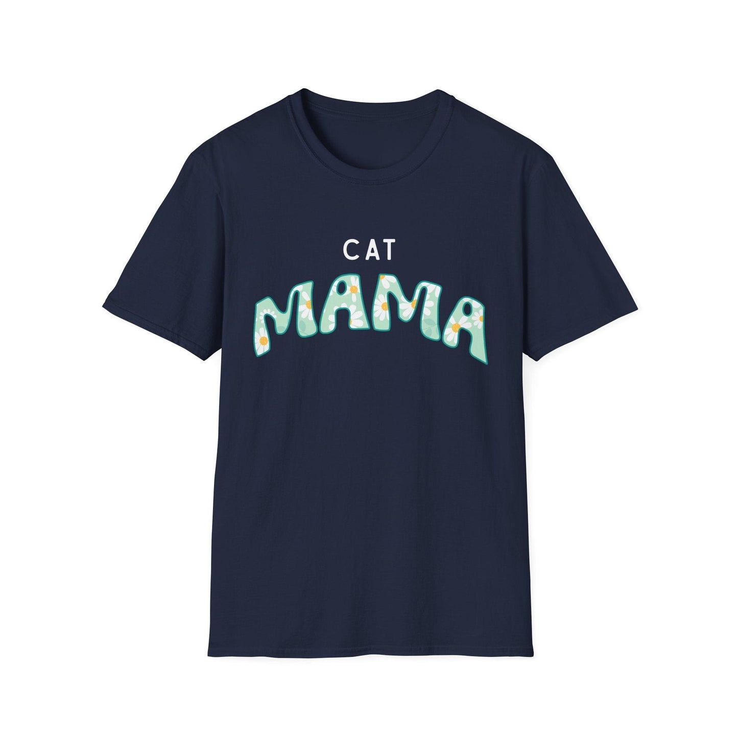 Cat Mama Daisy Green T-Shirt