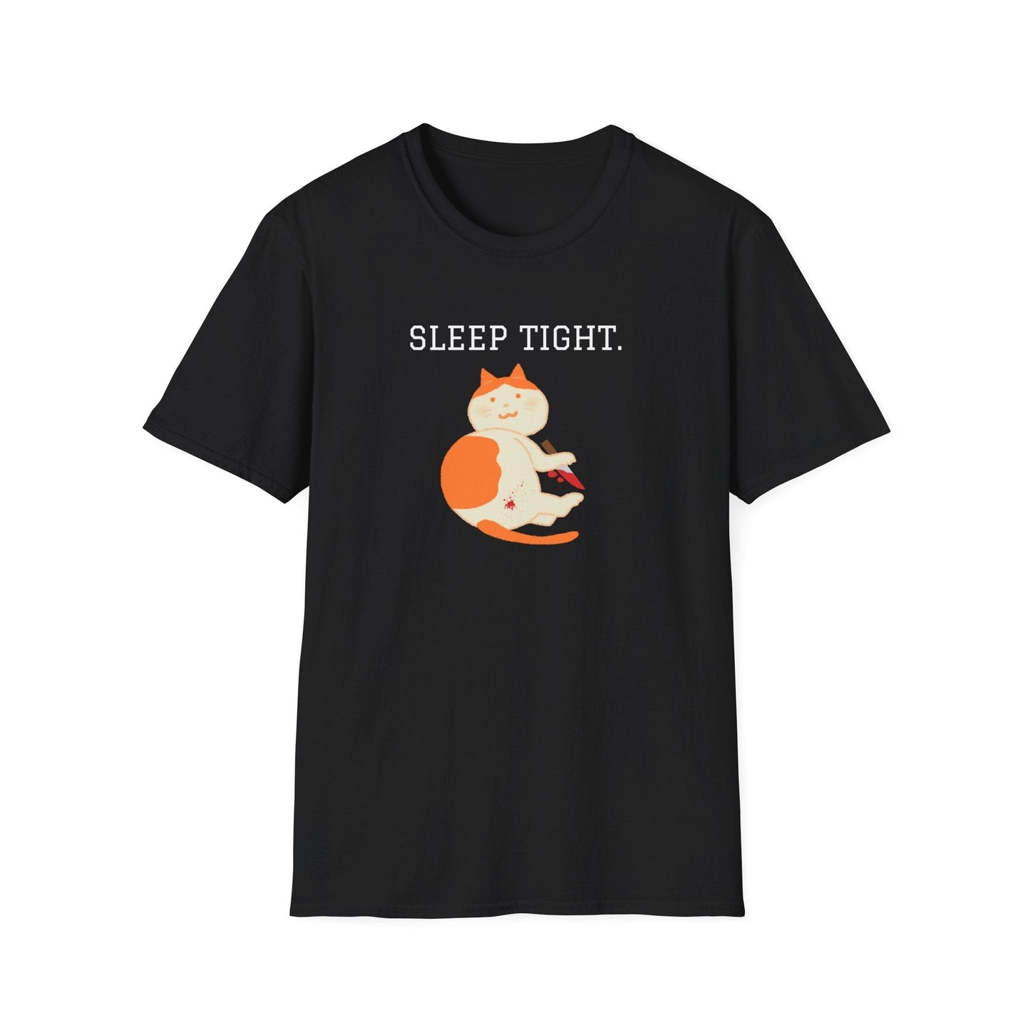 Sleep Tight Creepy Cat T-Shirt