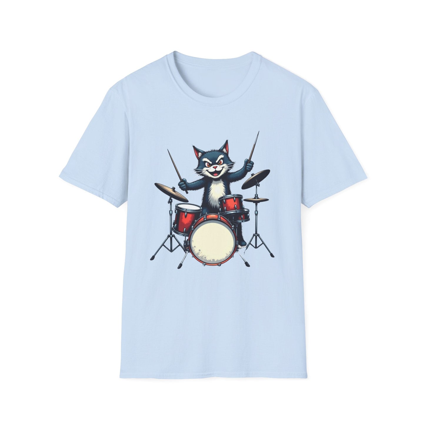 Drummer Cat Beats T-Shirt