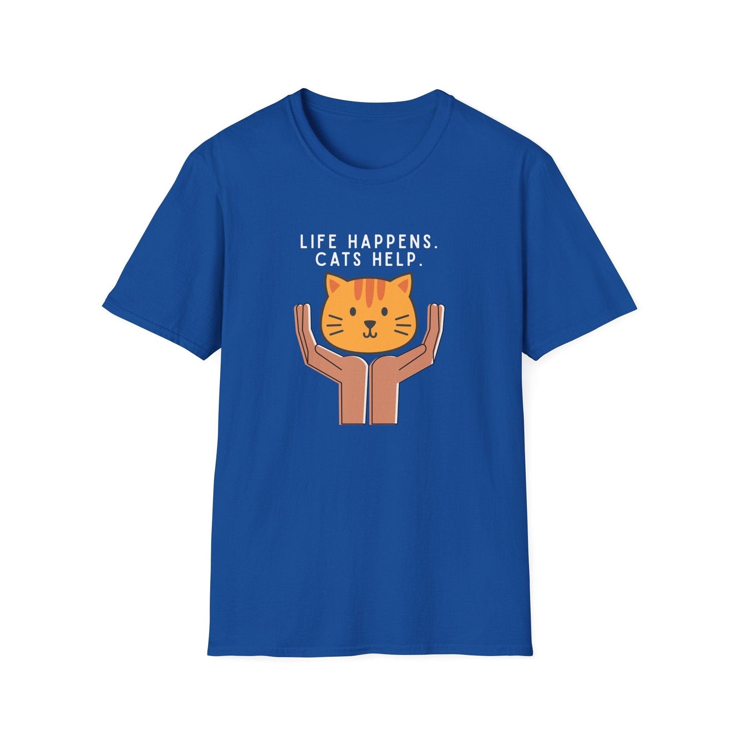 Life Happens. Cats Help T-Shirt