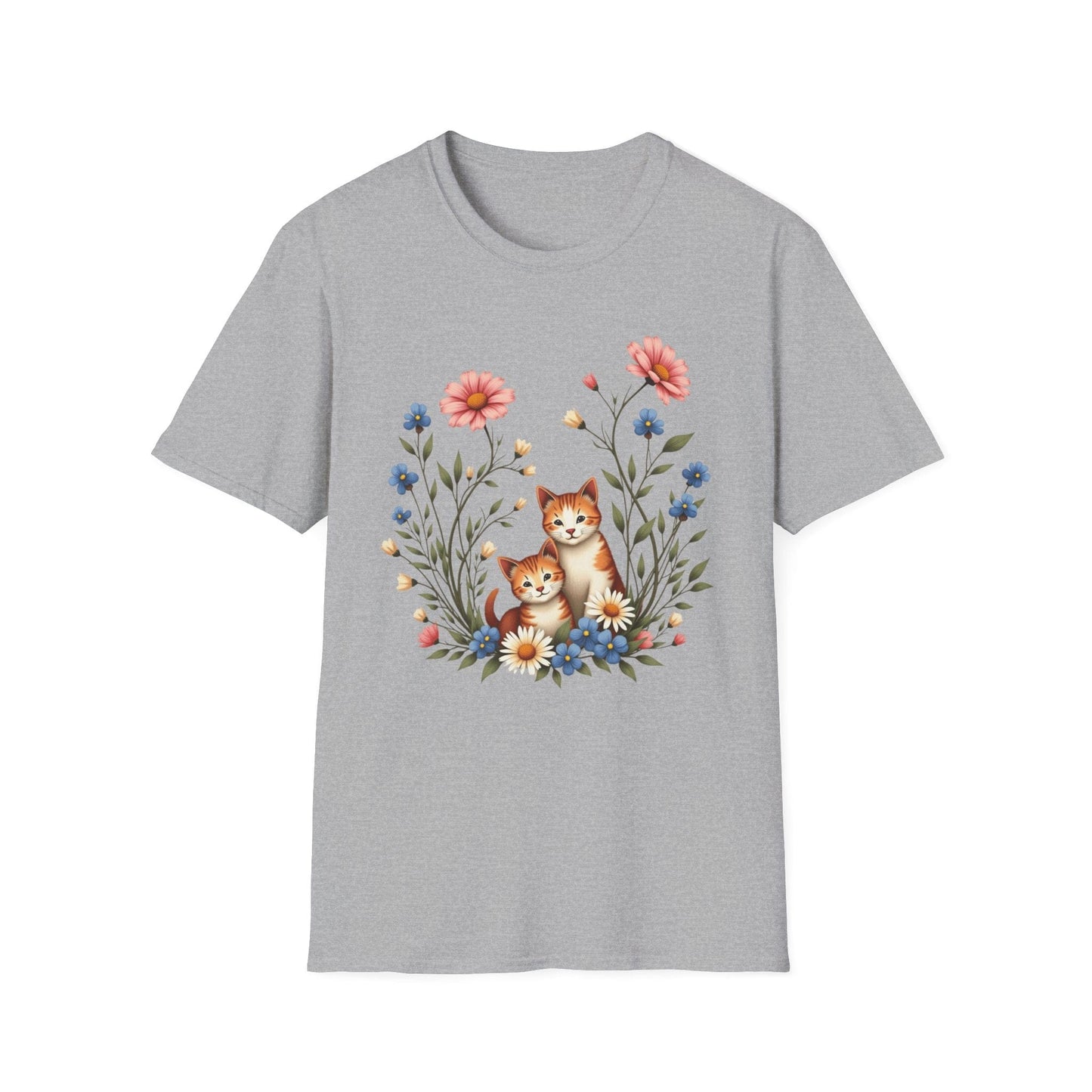 Two Cute Kitties in Bloom T-Shirt