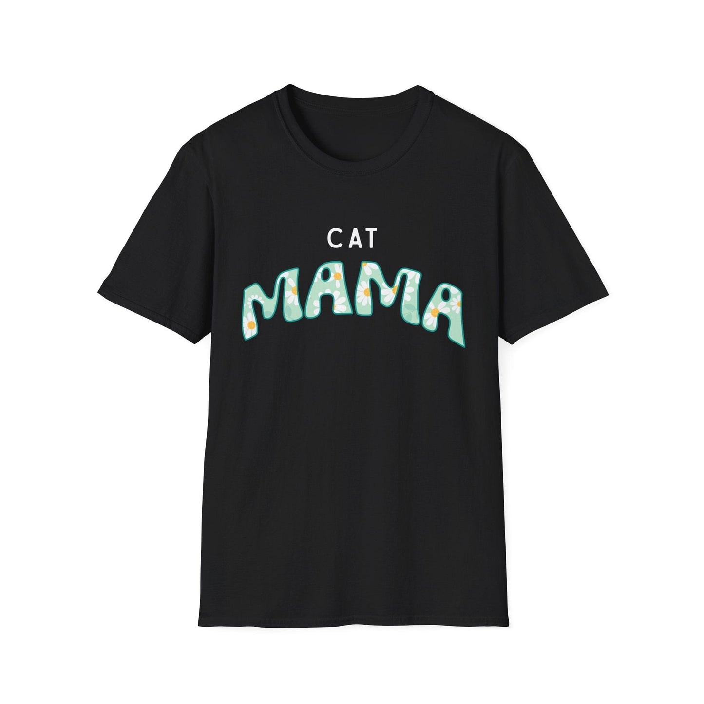 Cat Mama Daisy Green T-Shirt
