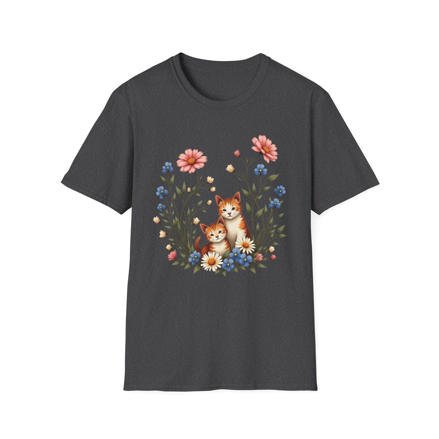 Two Cute Kitties in Bloom T-Shirt