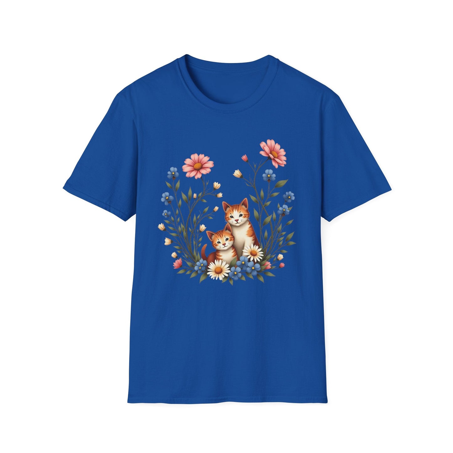 Two Cute Kitties in Bloom T-Shirt