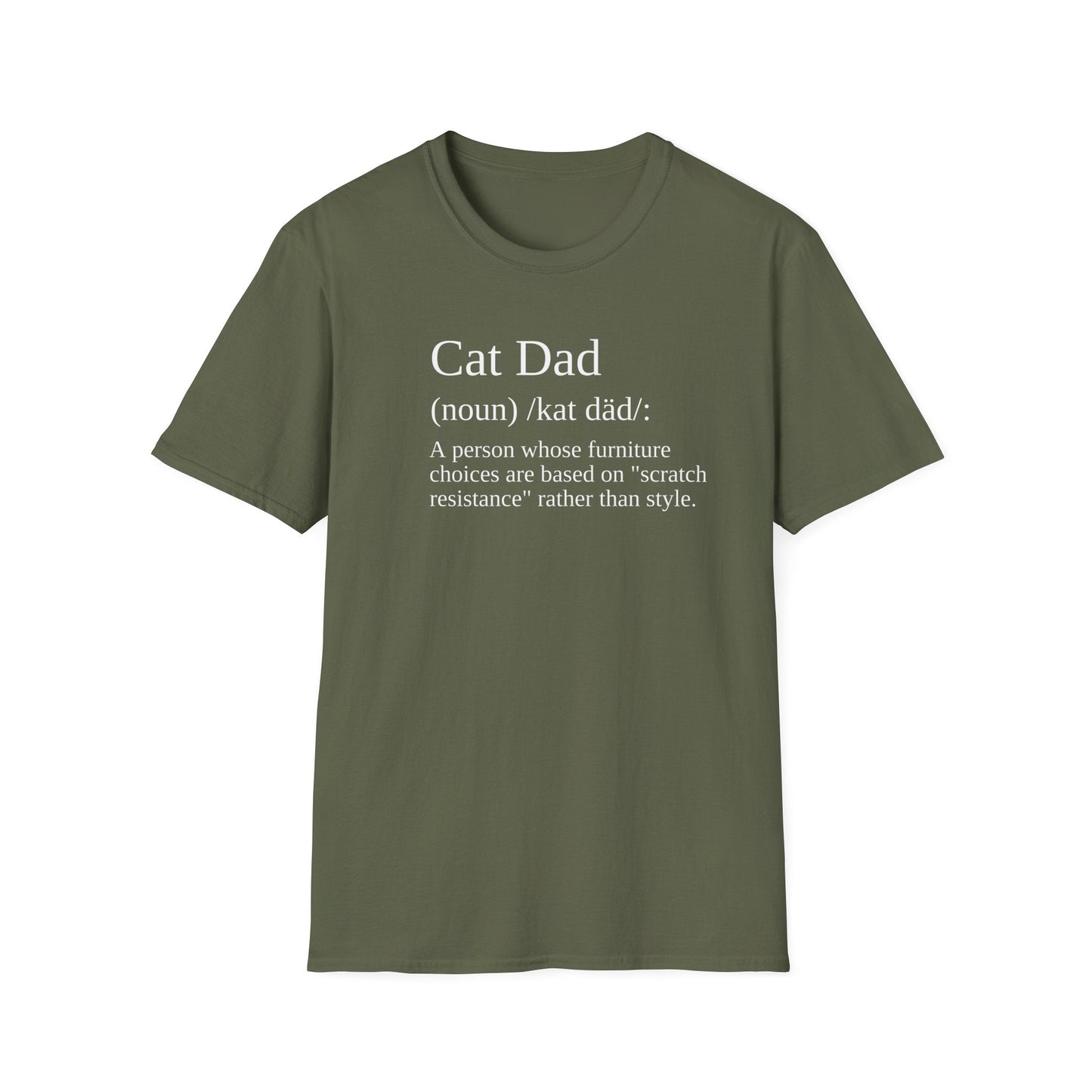 Cat Dad Definition T-Shirt
