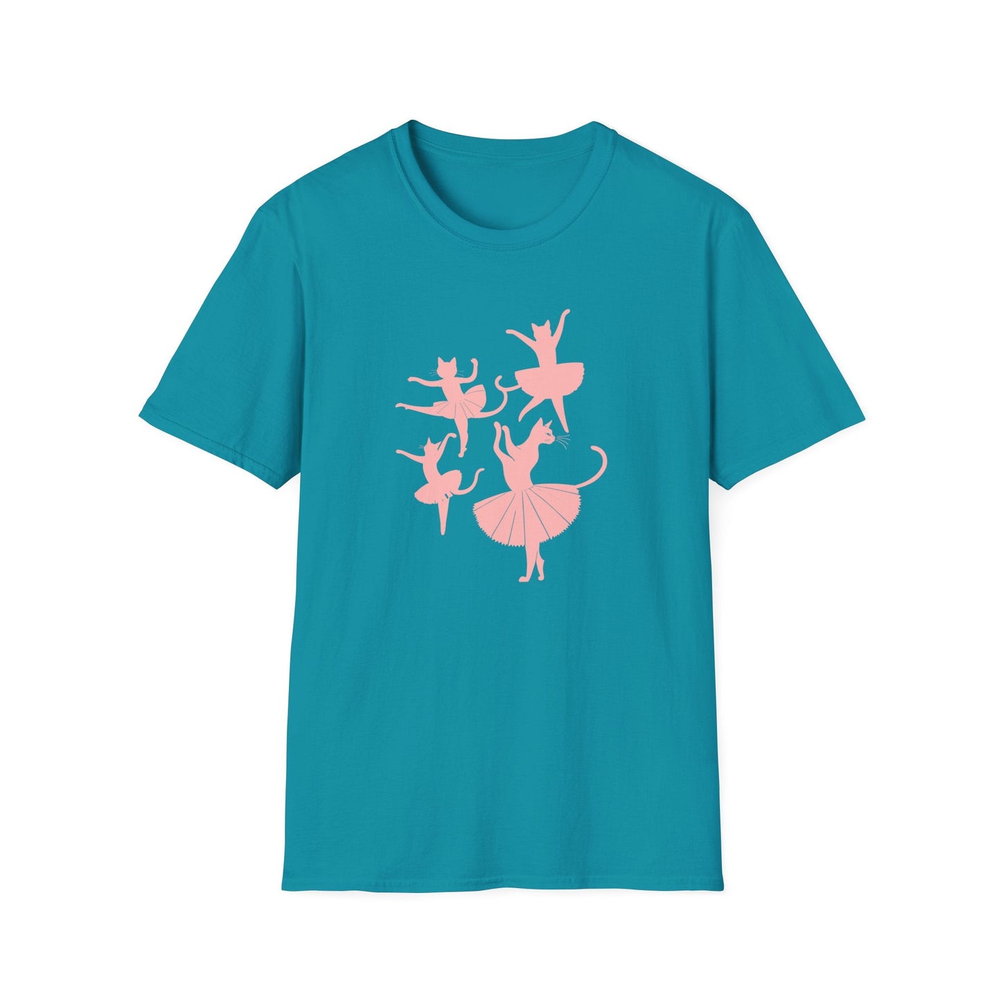 Ballet Cat Silhouette Dance T-Shirt