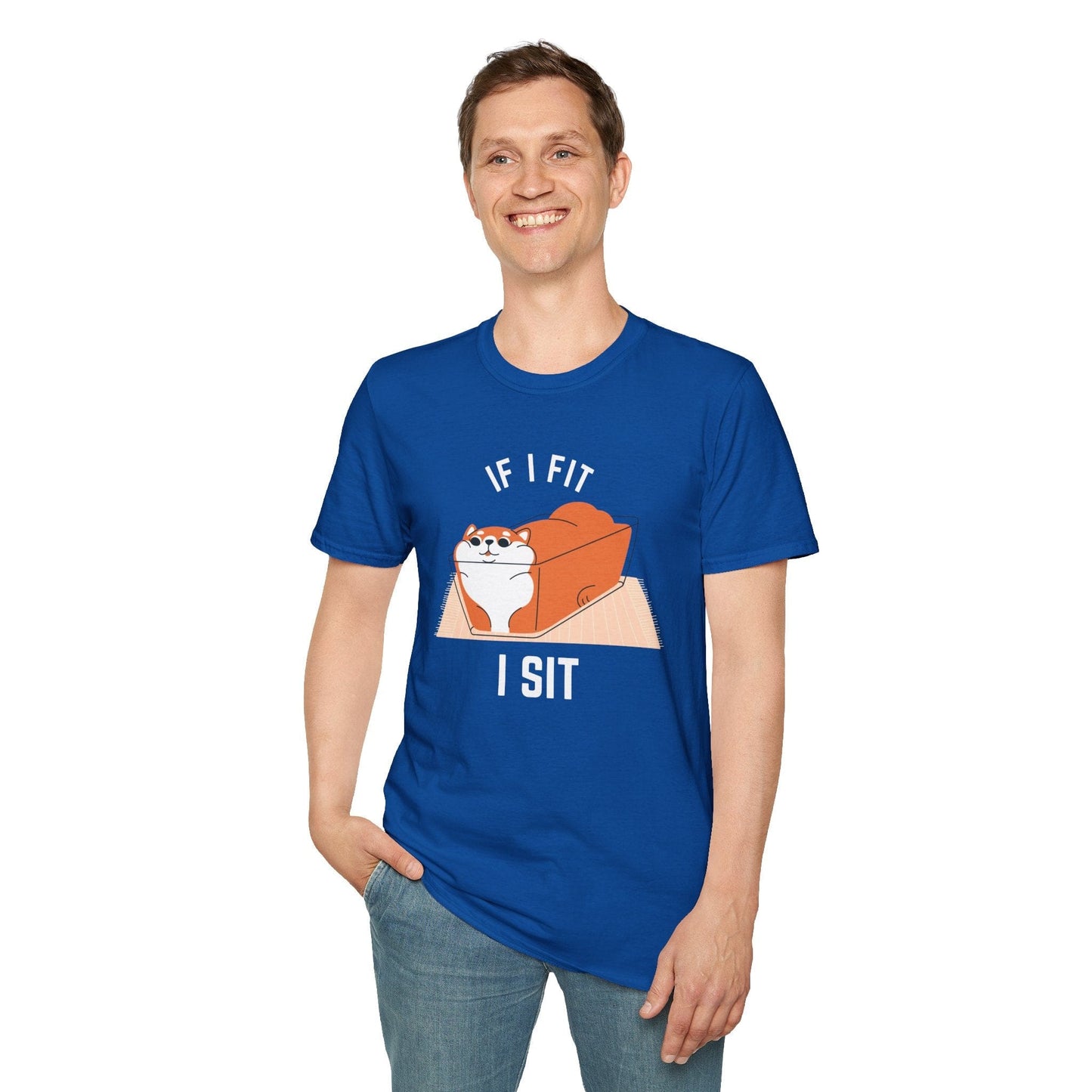 If I Fit, I Sit Cat T-Shirt