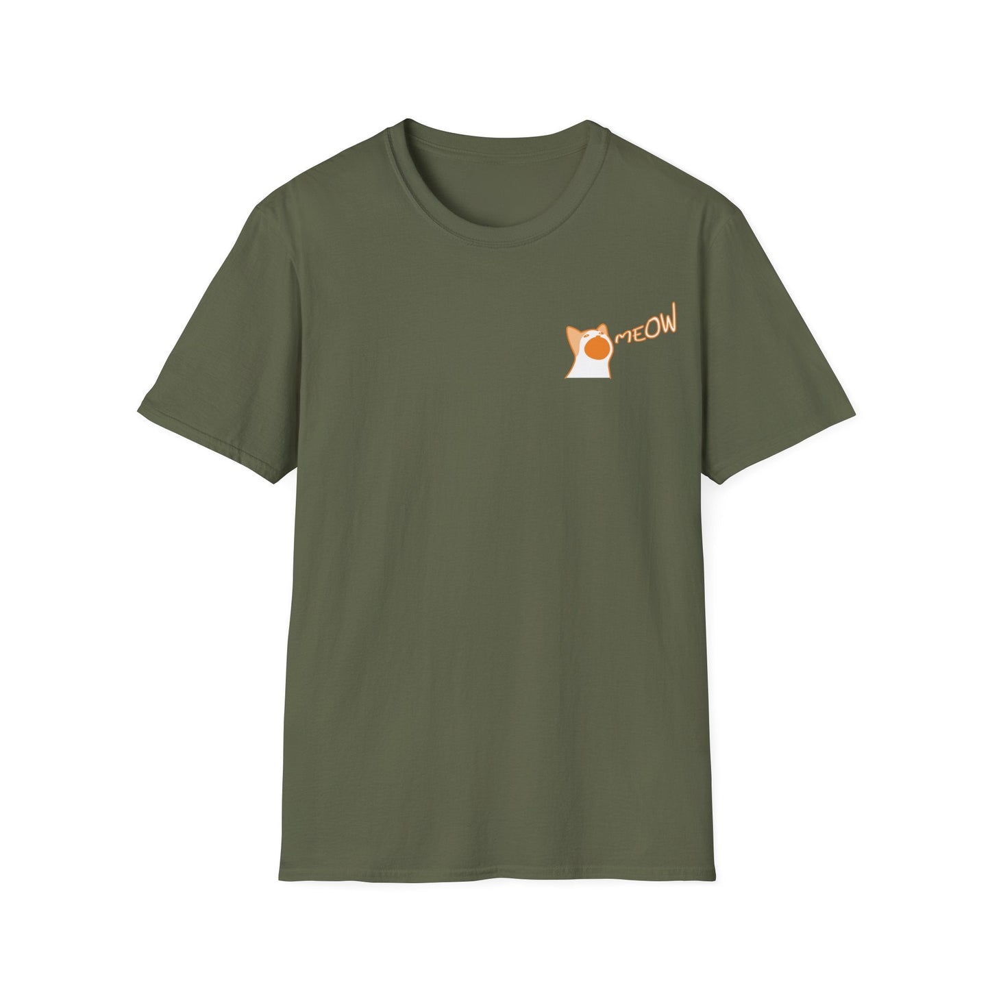 Big Meow Energy Orange Cat T-Shirt