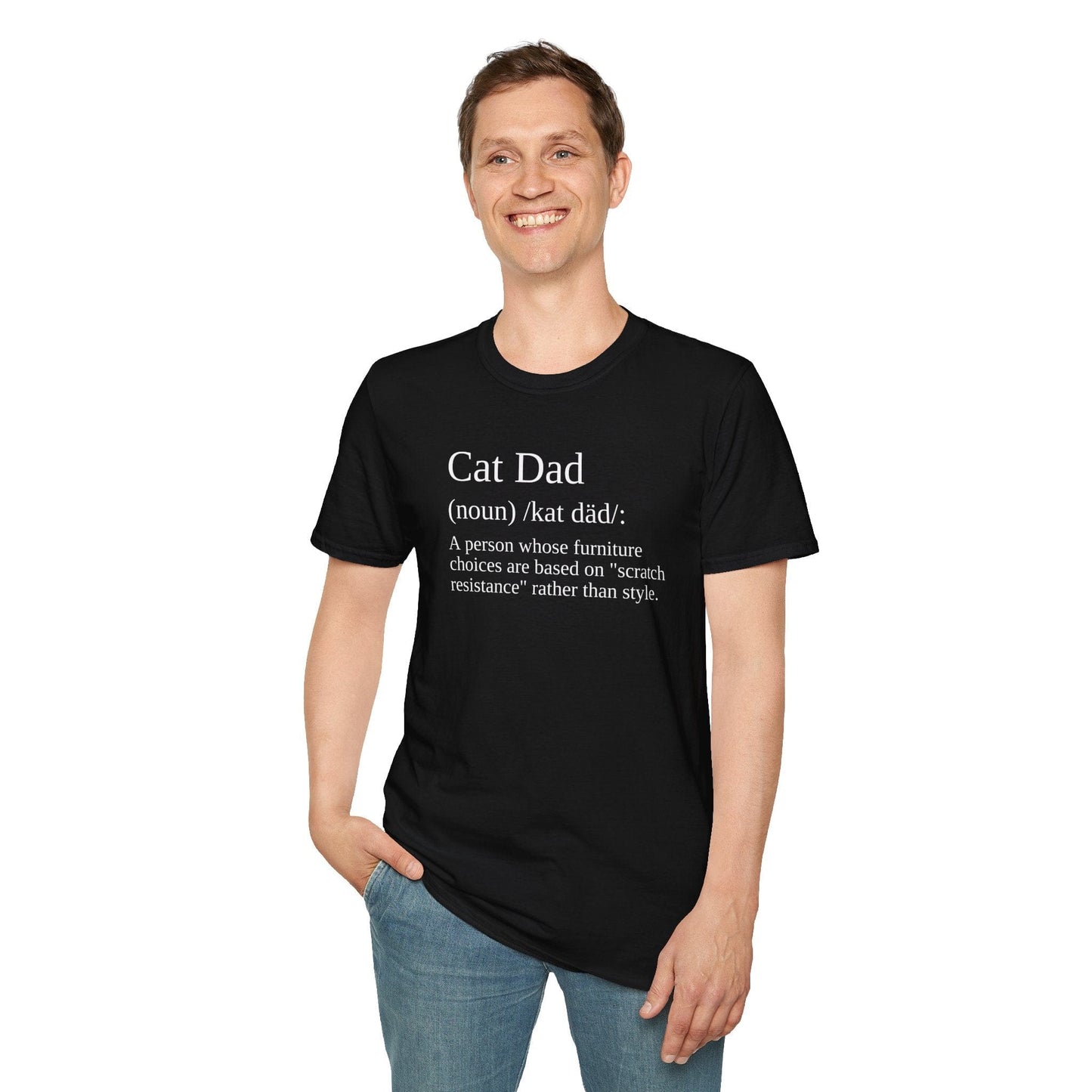 Cat Dad Definition T-Shirt
