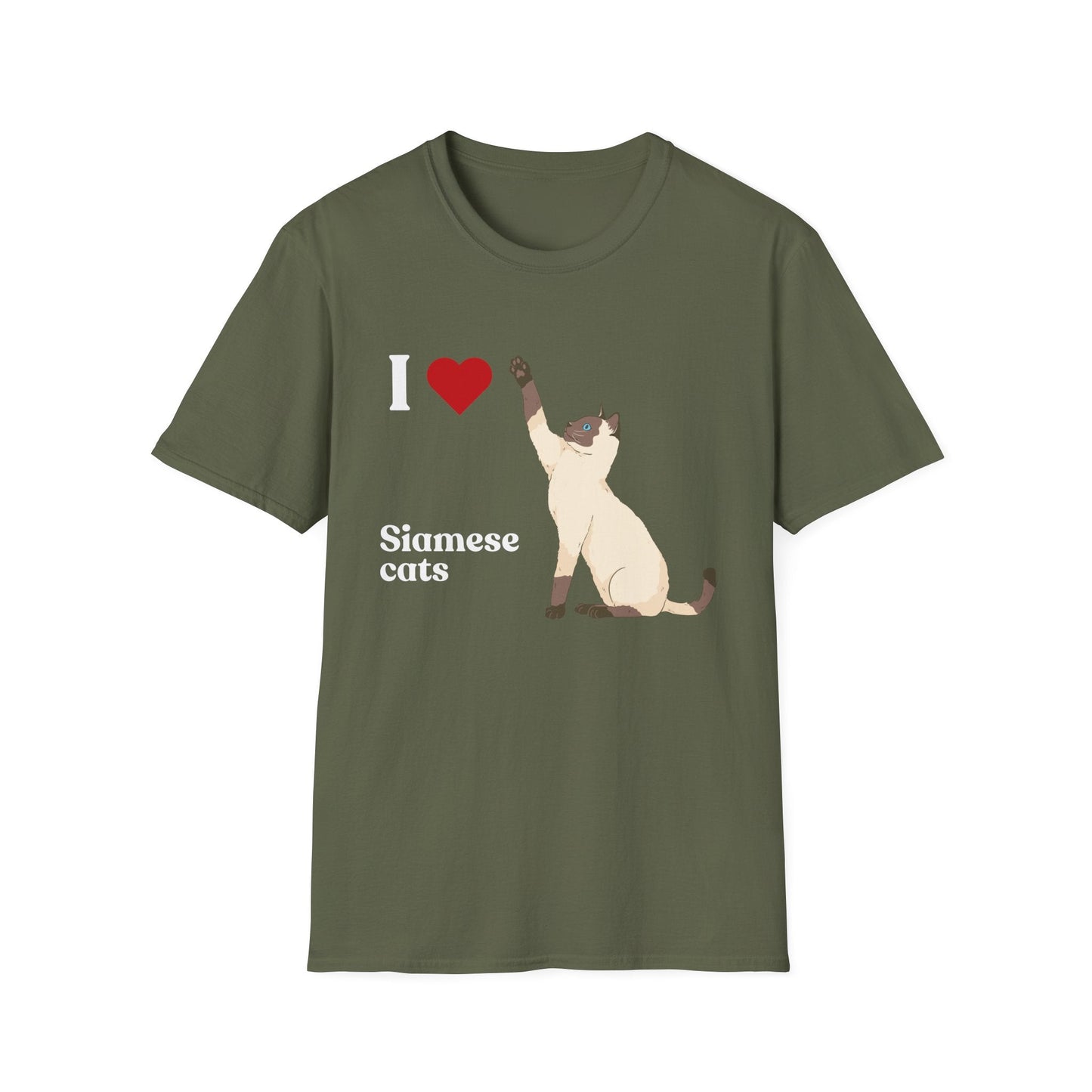 I ❤️ Siamese Cats T-Shirt