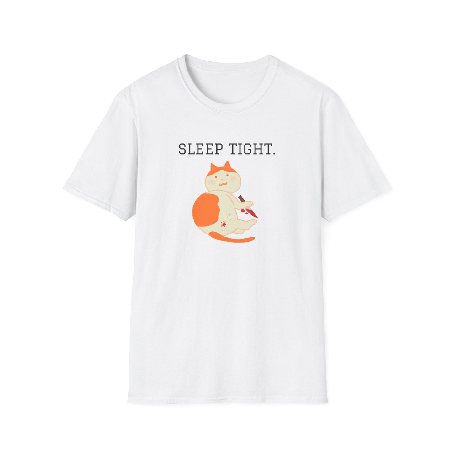 Sleep Tight Creepy Cat T-Shirt