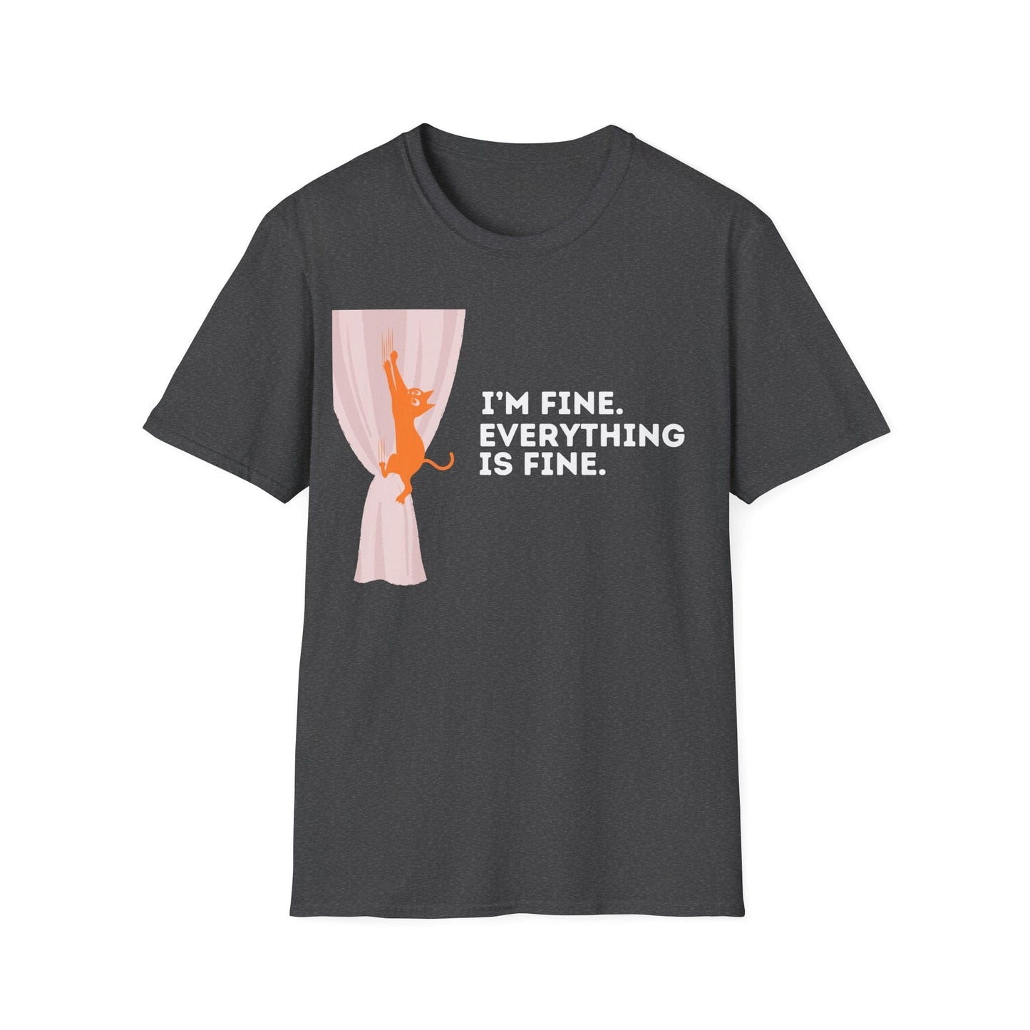 I’m Fine. Everything Is Fine Cat T-Shirt