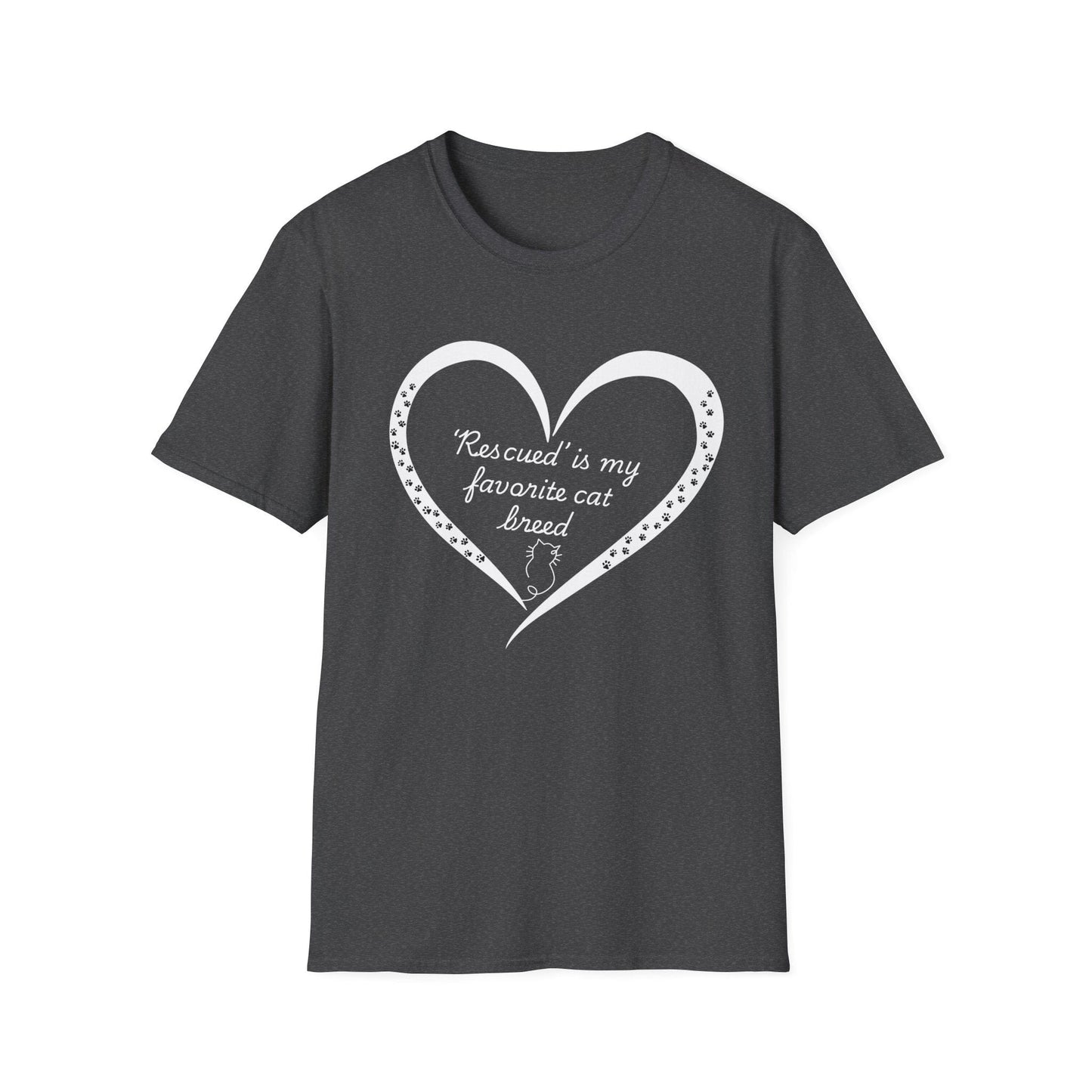 ‘Rescued’ Is My Favorite Cat Breed T-Shirt