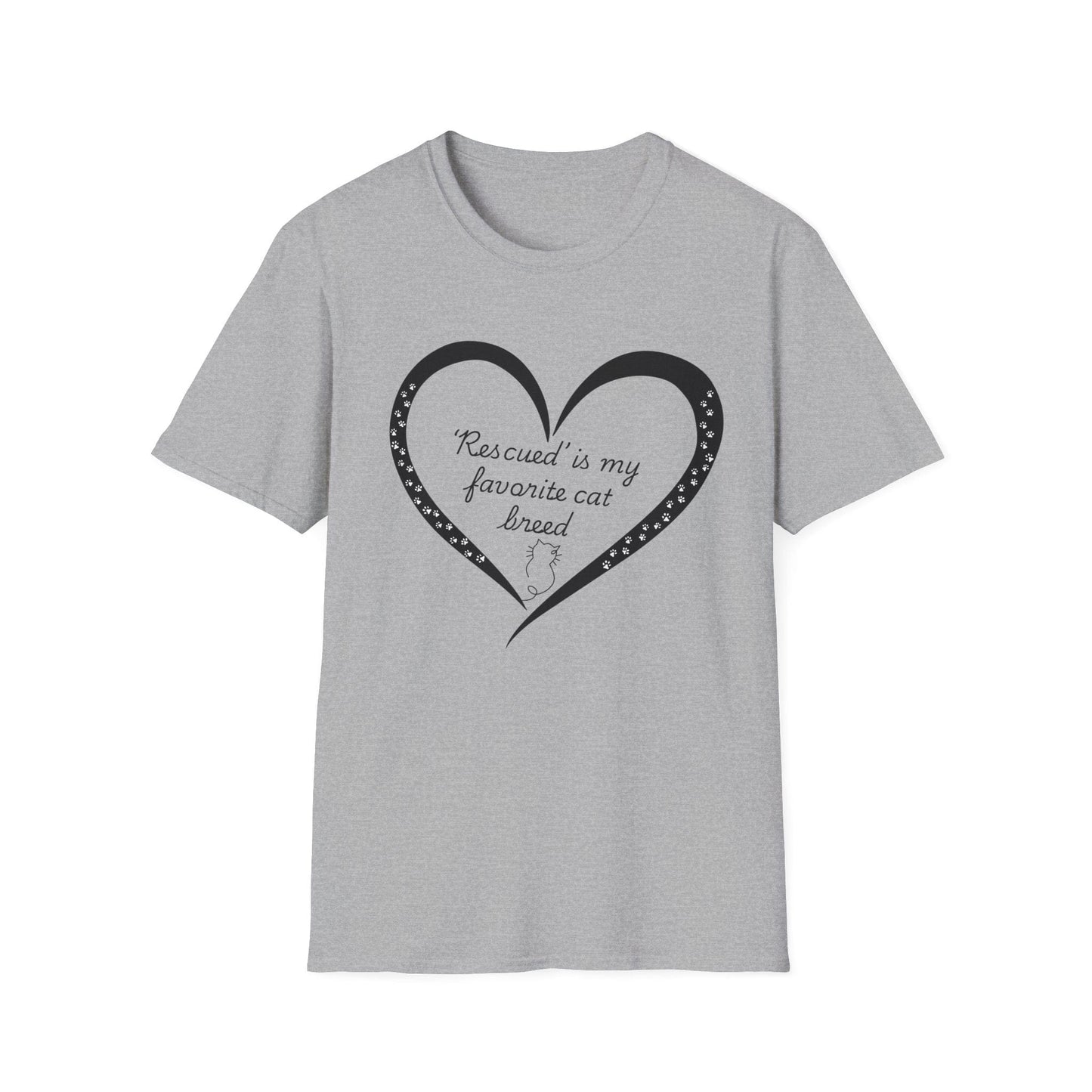 ‘Rescued’ Is My Favorite Cat Breed T-Shirt