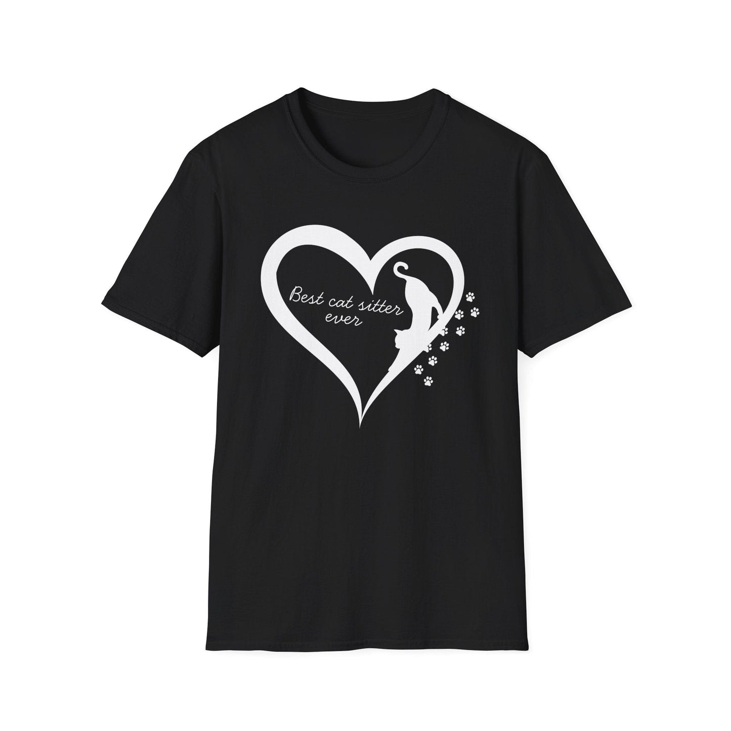 Best Cat Sitter Ever Heart T-Shirt