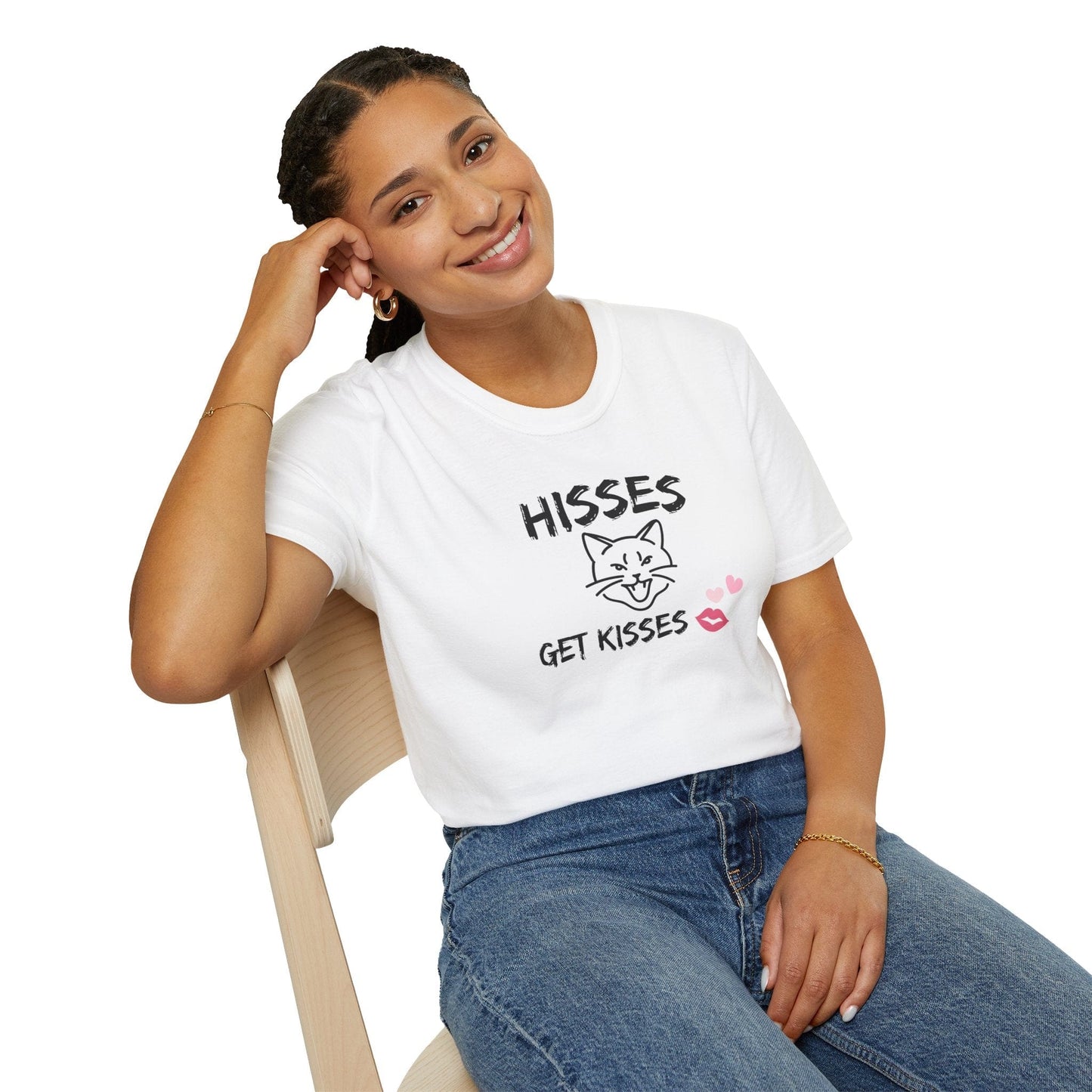 Hisses Get Kisses Cat T-Shirt