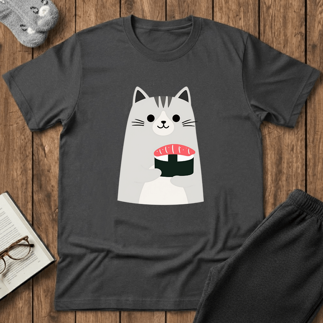 Sushi Cat Delight T-Shirt