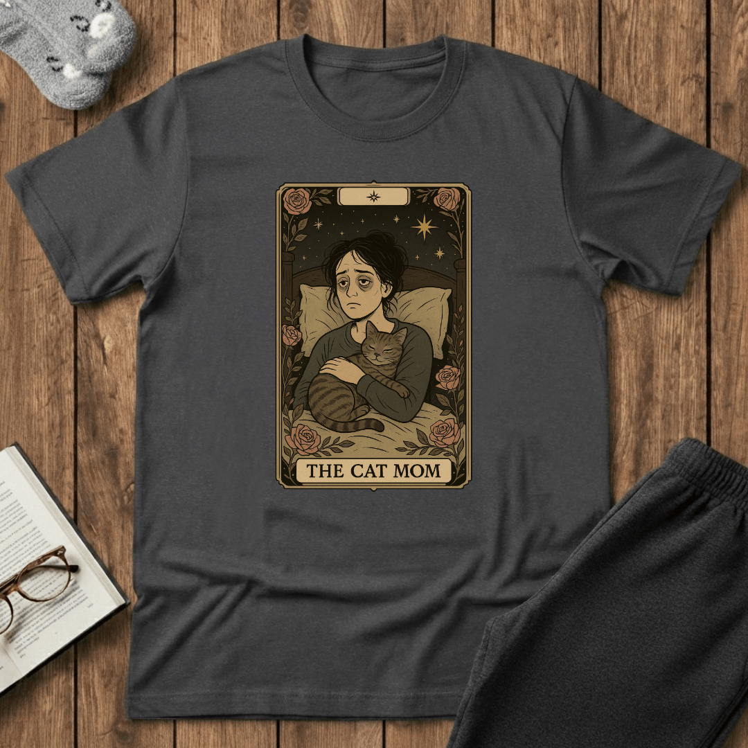 The Cat Mom Tarot Card T-Shirt