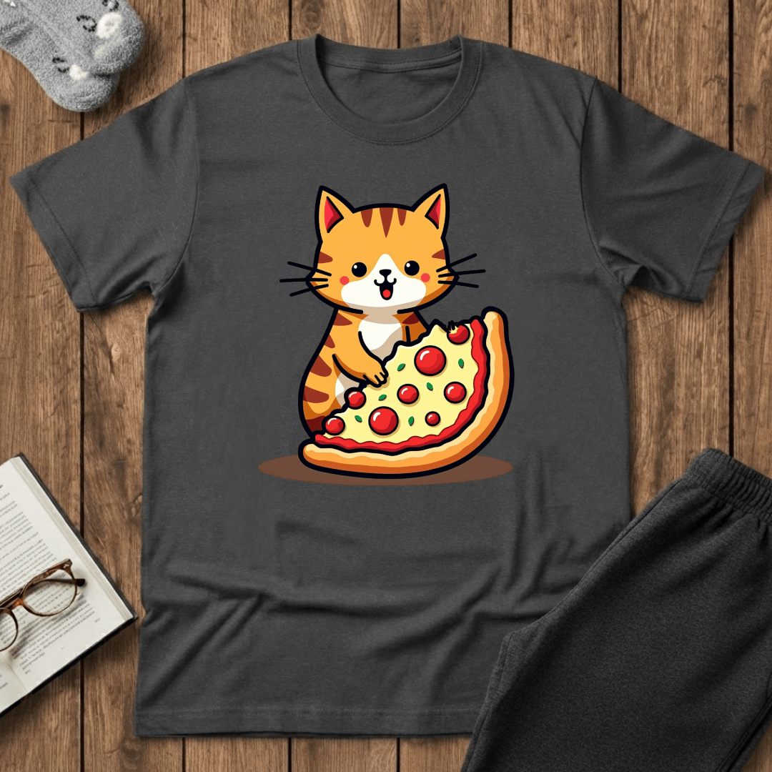 Pizza My Heart Cat T-Shirt