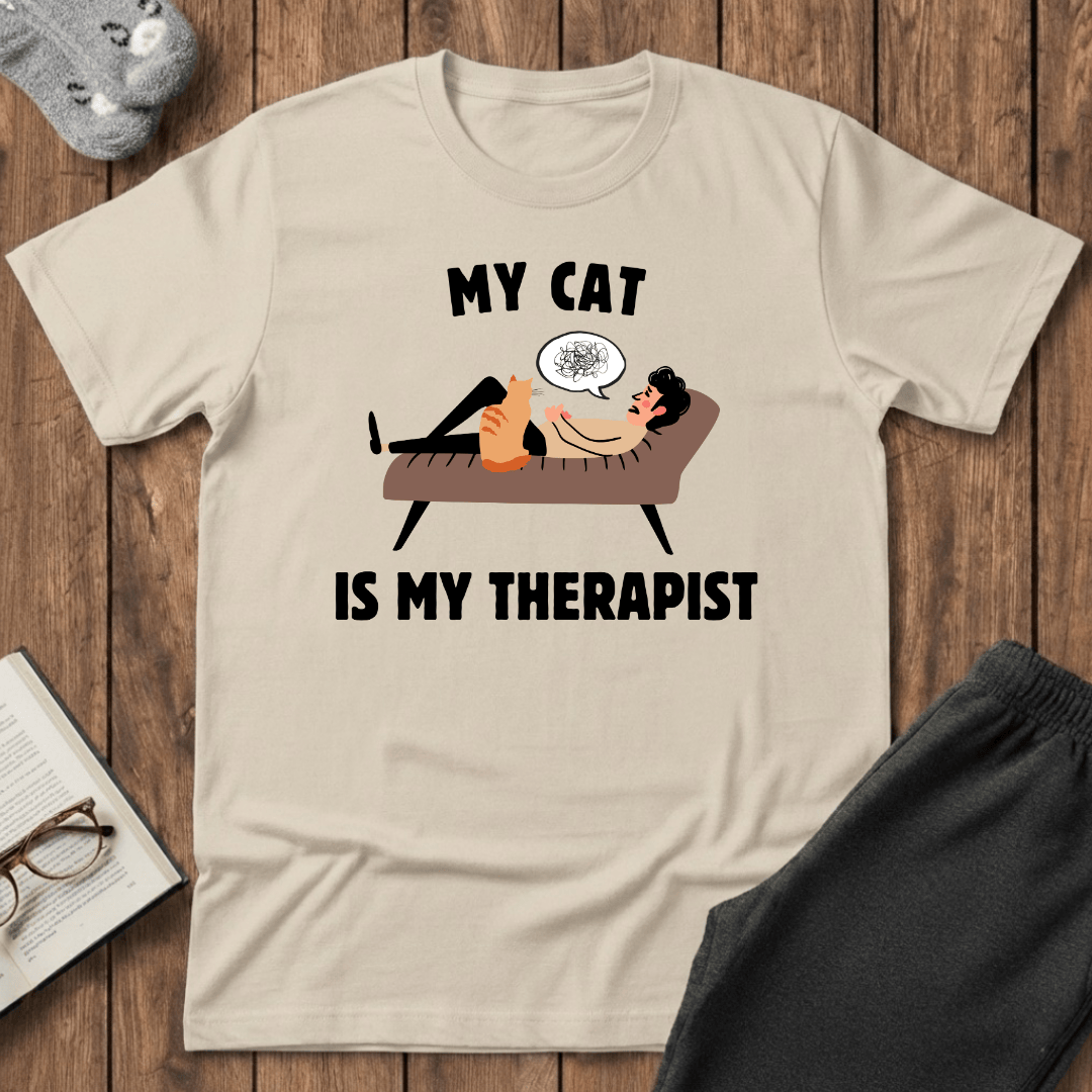 My Cat is My Therapist T-shirt