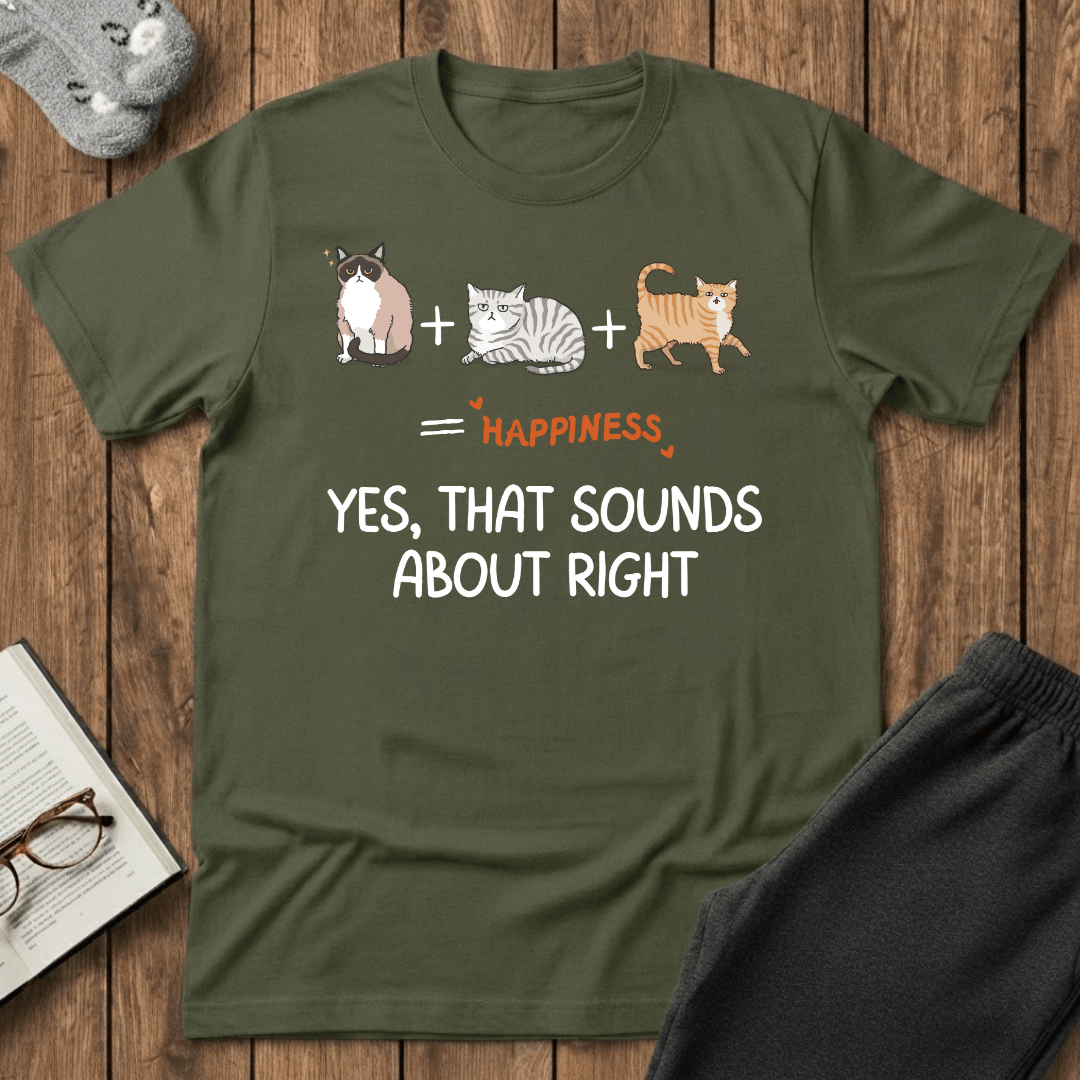 Cats are Happiness T-Shirt