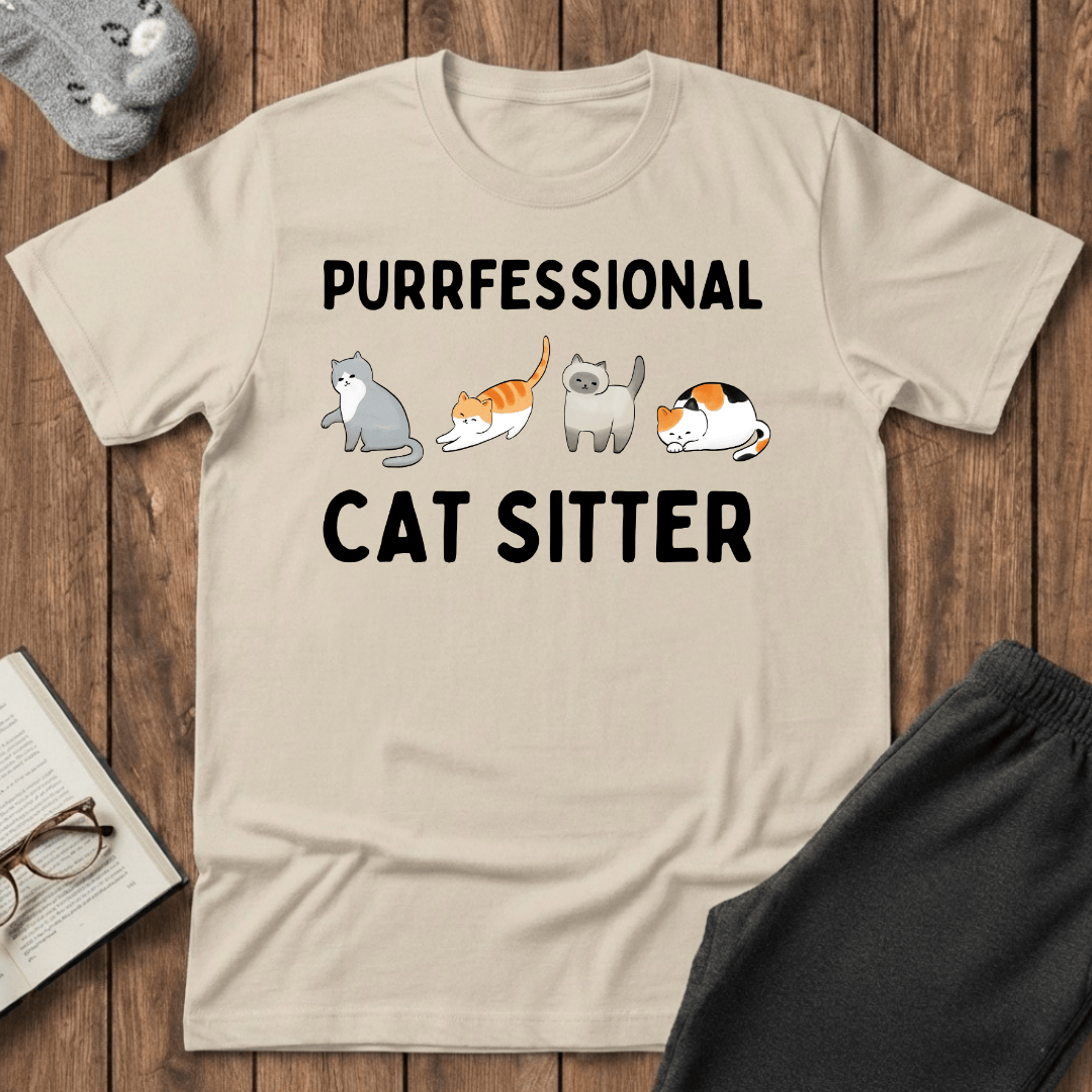 Purrfessional Cat Sitter T-Shirt