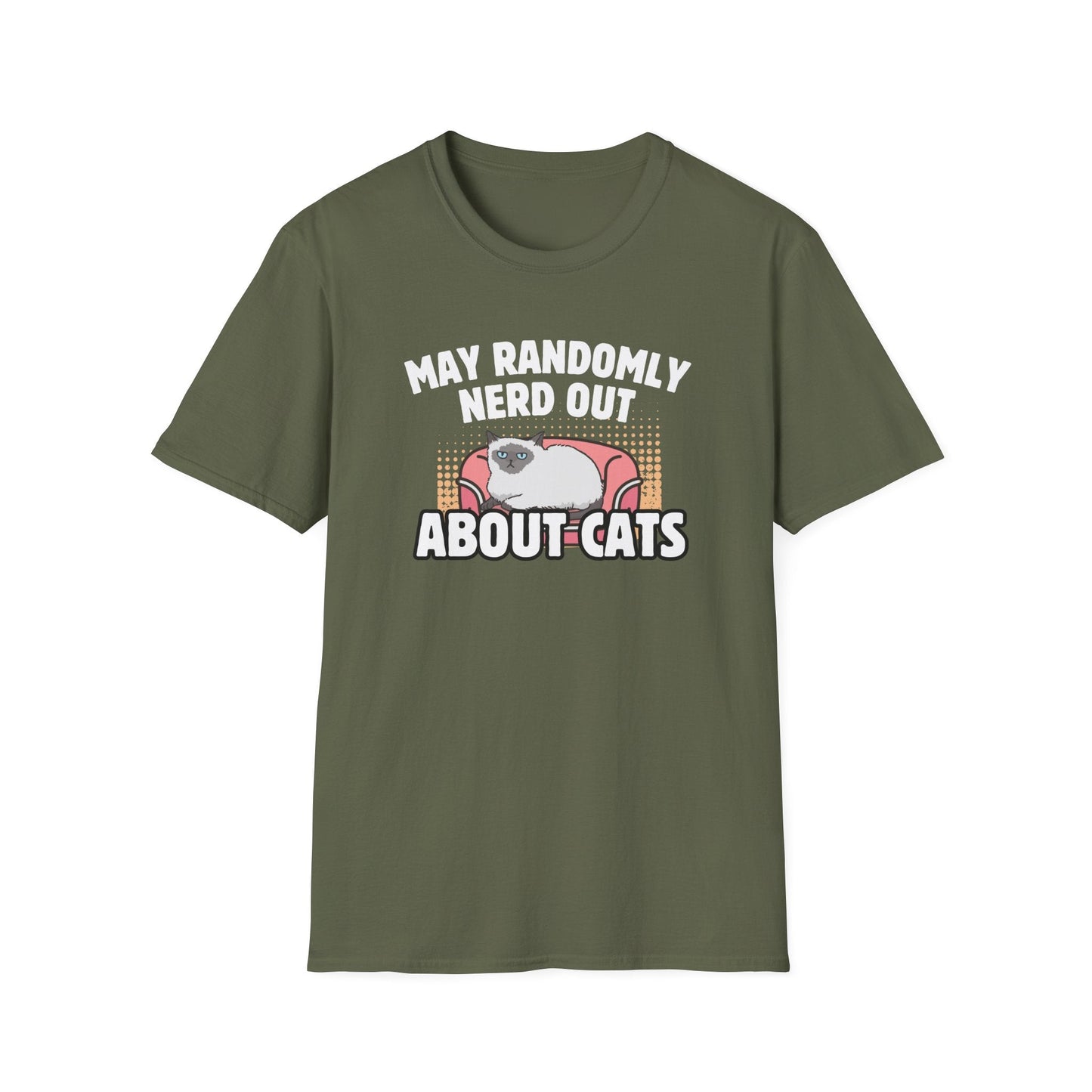 May Randomly Nerd Out About Cats T-Shirt