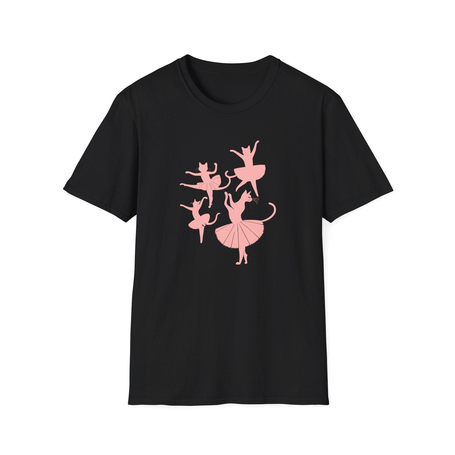 Ballet Cat Silhouette Dance T-Shirt