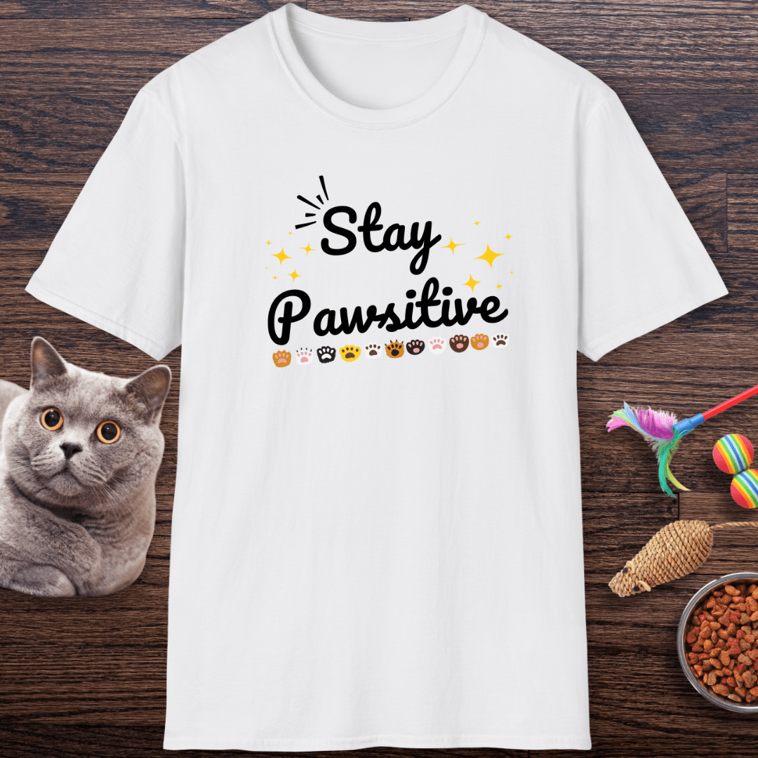 Stay Pawsitive T-Shirt