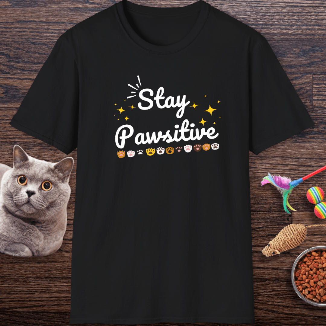 Stay Pawsitive T-Shirt