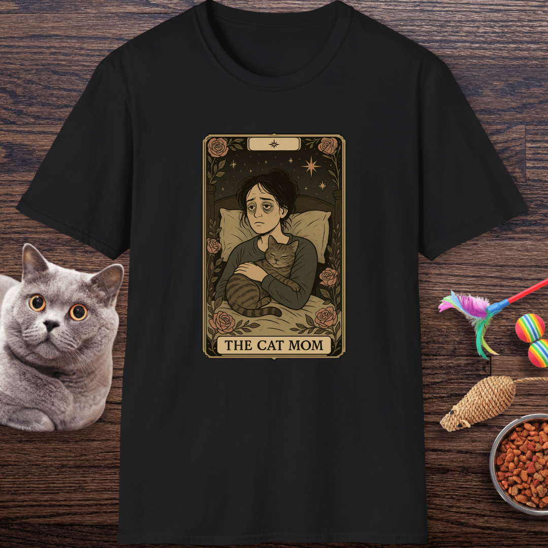 The Cat Mom Tarot Card T-Shirt