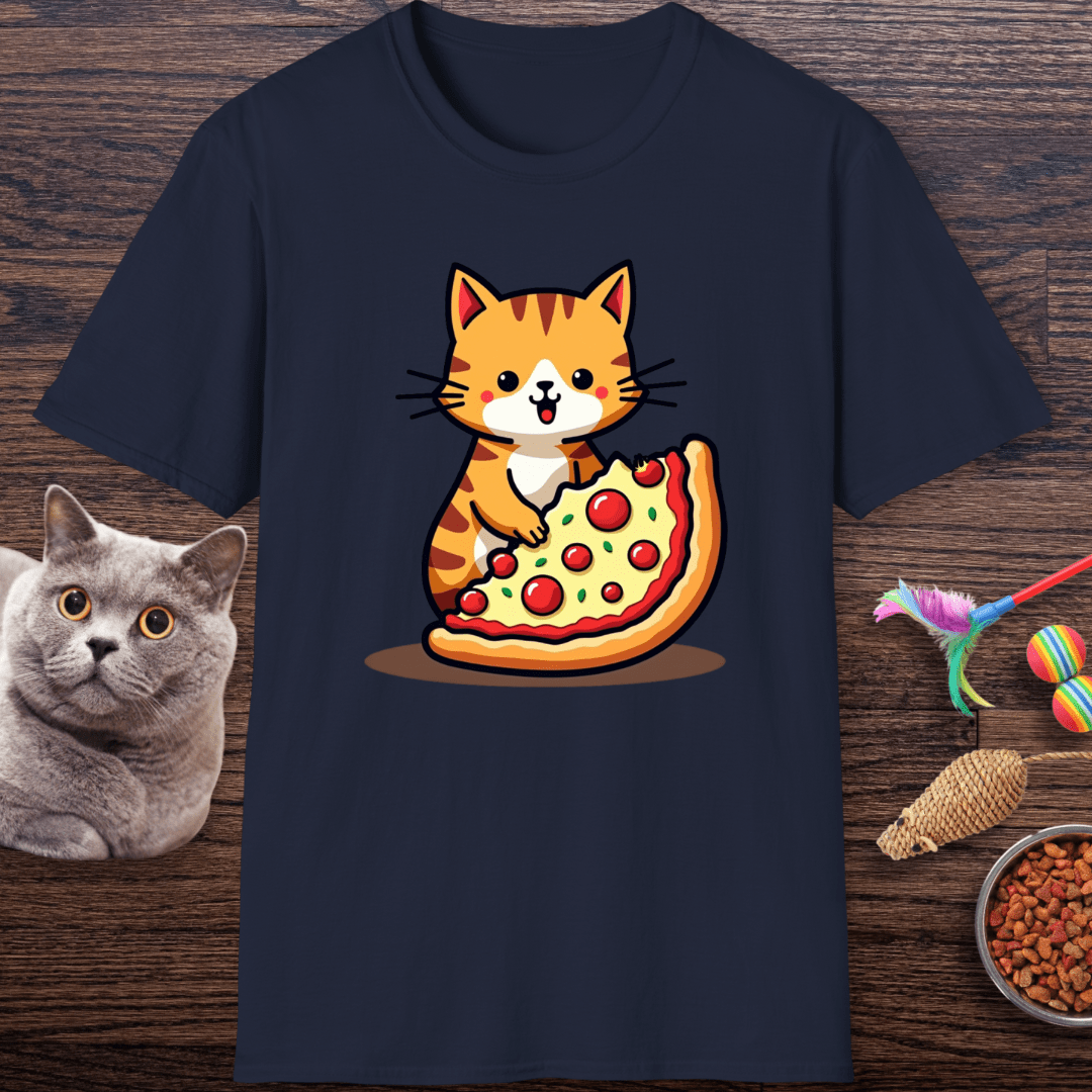 Pizza My Heart Cat T-Shirt
