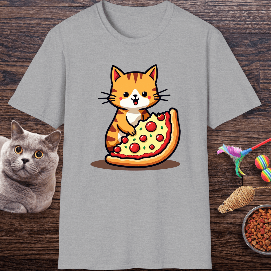 Pizza My Heart Cat T-Shirt