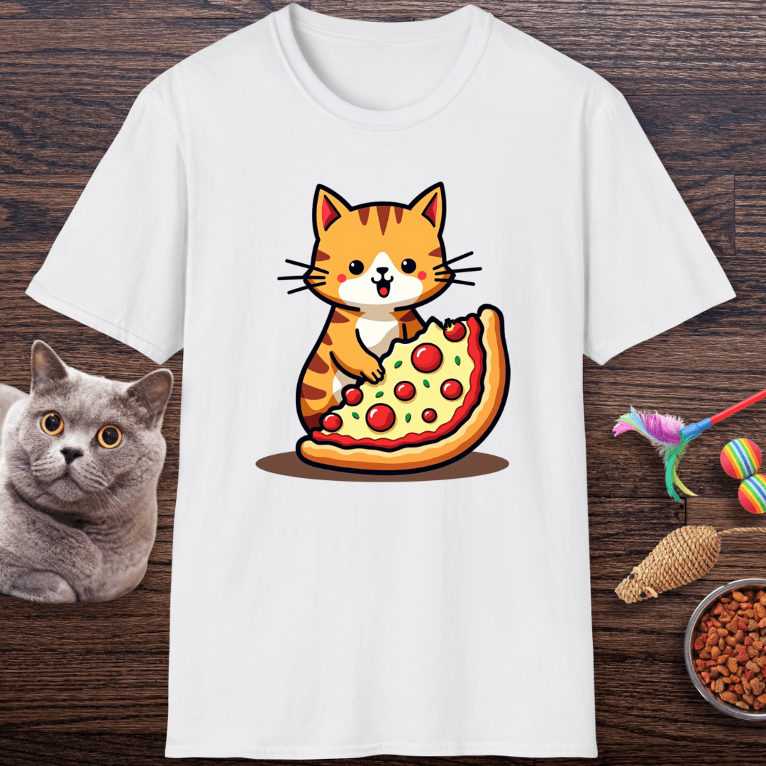 Pizza My Heart Cat T-Shirt