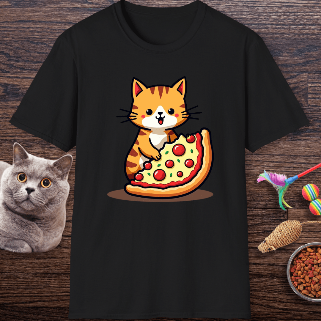 Pizza My Heart Cat T-Shirt
