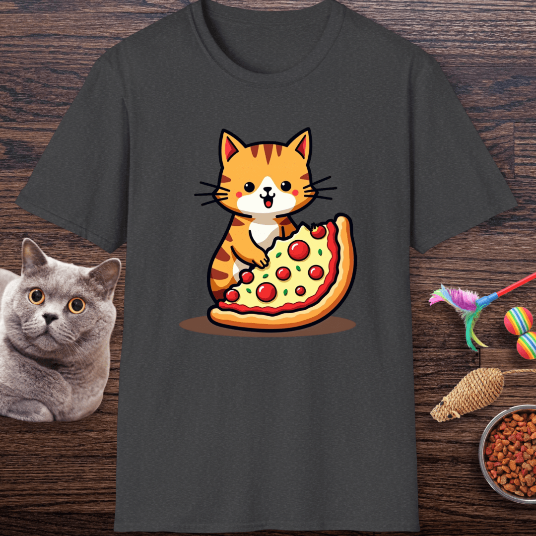 Pizza My Heart Cat T-Shirt