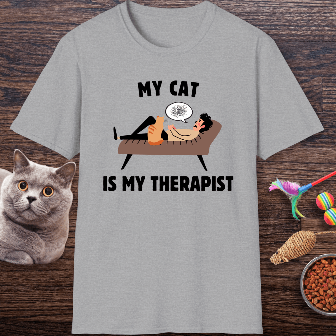 My Cat is My Therapist T-shirt